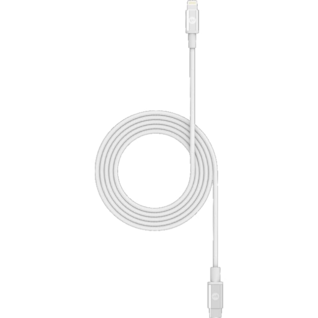 Mophie USB-C til Lightning-ladekabel 1,8 m (hvit)
