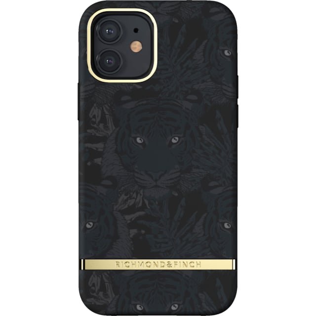 Richmond & Finch iPhone 12 Pro deksel (black tiger)