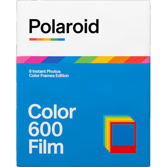 Polaroid 600 fargefilm med fargeramme