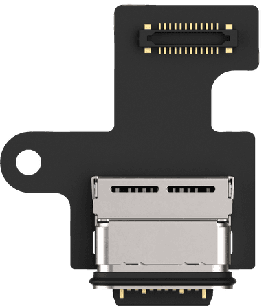 Fairphone 4 USB-C port (sort)