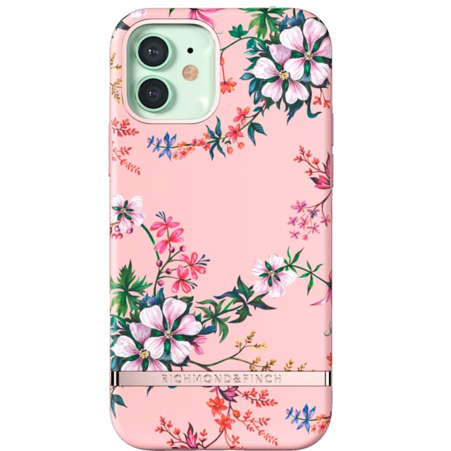 Richmond & Finch iPhone 12 Pro deksel (pink blooms)