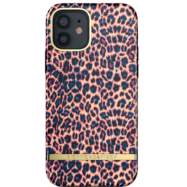 R&F telefondeksel til iPhone 12/12 Pro (apricot leopard)