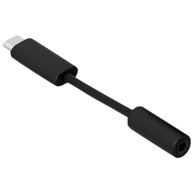 Sonos Line-In adapter 3,5mm til USB-C (sort)