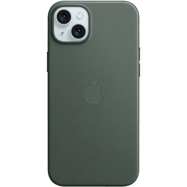iPhone 15 Plus FineWoven deksel med MagSafe (eviggrønn)