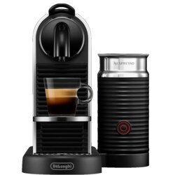 Nespresso CitiZ & Milk kaffemaskin av Delonghi EN330M (plat. stål)