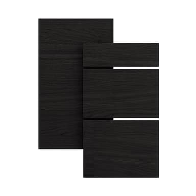 Epoq skuffefront til kjøkken 80X31 cm Edge Black Ash