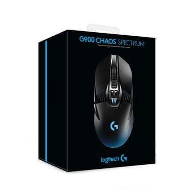 Logitech G900 Chaos Spectrum PC-mus for gaming (sort)
