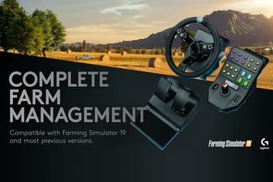 Logitech G Saitek Farming Simulator kontrollsystem (til PC)