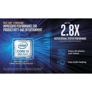 HP 14-ck0825no 14" bærbar PC (sort)