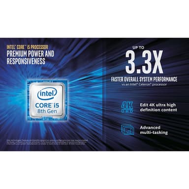 Asus VivoMini UN68U stasjonær mini-PC (mørk blå)