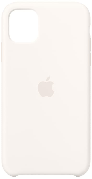 iPhone 11 silikondeksel (hvit)