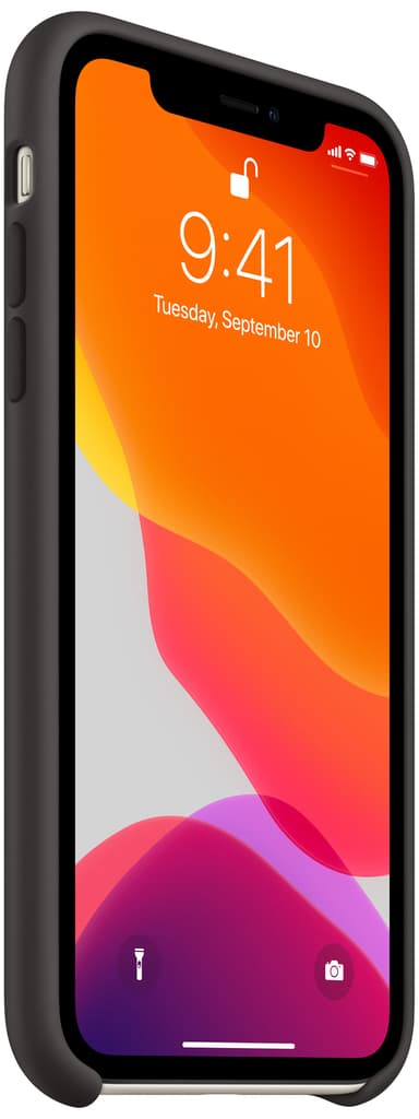 iPhone 11 silikondeksel (sort)