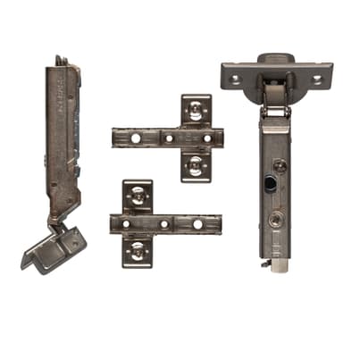 Epoq Tiomos hengsel 110, tykk ramme, 2 stk. (mørk aluminium)