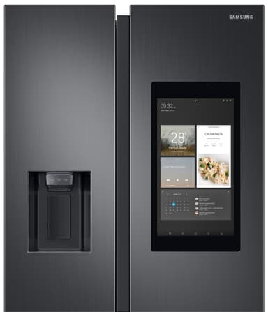 Samsung Family Hub side-by-side kjøleskap RS68N8941B1 (sort)