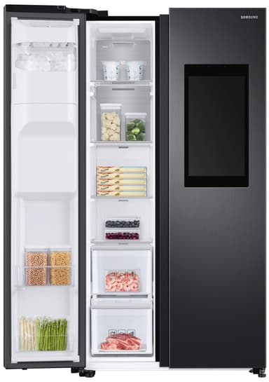 Samsung Family Hub side-by-side kjøleskap RS68N8941B1 (sort)