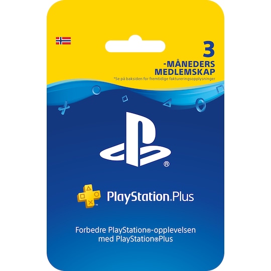 PlayStation Plus abonnement: tre måneder