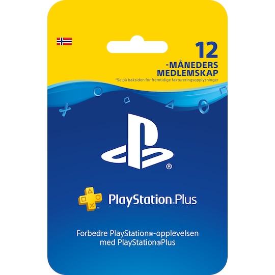 PlayStation Plus abonnement: 12 måneder