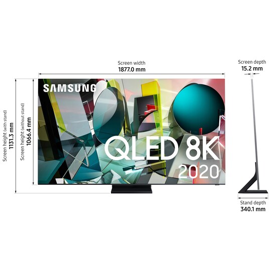 Samsung 85" Q950TS 8K UHD QLED smart-TV QE85Q950TST