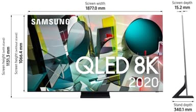 Samsung 85" Q950TS 8K UHD QLED smart-TV QE85Q950TST