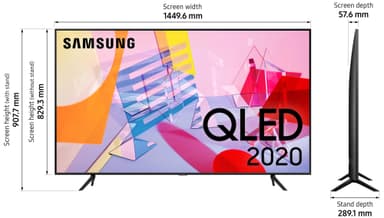 Samsung 65" Q60T 4K UHD QLED Smart TV QE65Q60TAU