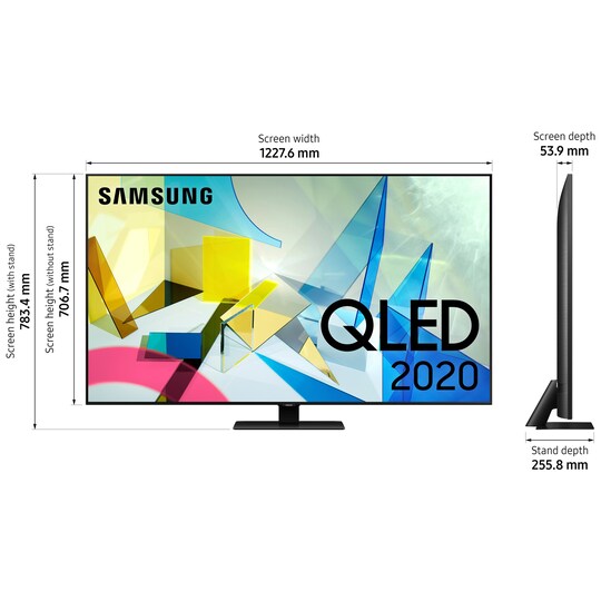 Samsung 55" Q80T 4K UHD QLED Smart TV QE55Q80TAT (2020)
