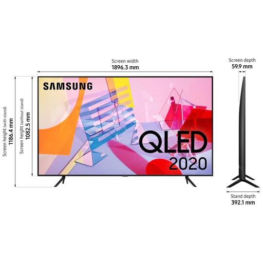 Samsung 85" Q60T 4K UHD QLED Smart TV QE85Q60TAU