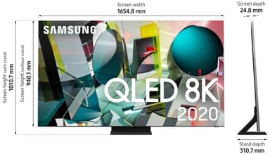 Samsung 75" Q900TS 8K UHD QLED smart-TV QE75Q900TST