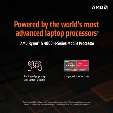 Lenovo IdeaPad Gaming 3 R5/8/256/1650 15.6" bærbar gaming-PC