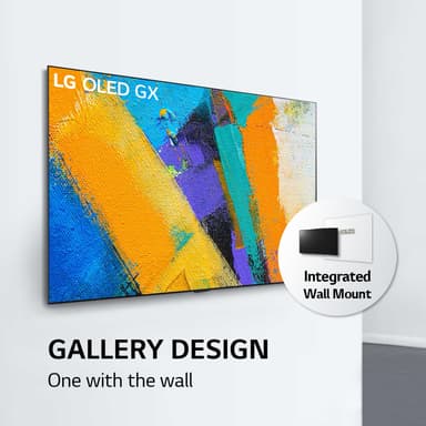LG 77" GX 4K OLED TV OLED77GX med integrert veggfeste (2020)