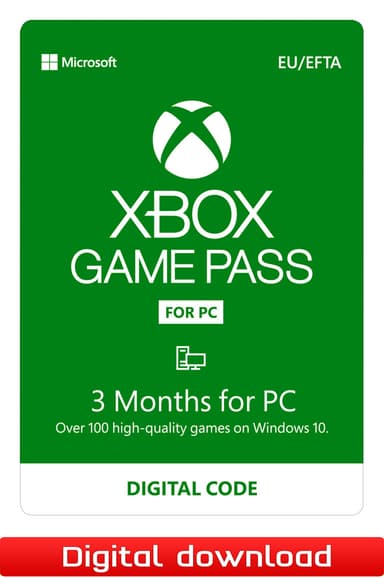 Xbox Game Pass for PC - 3 Months Membership - PC Windows