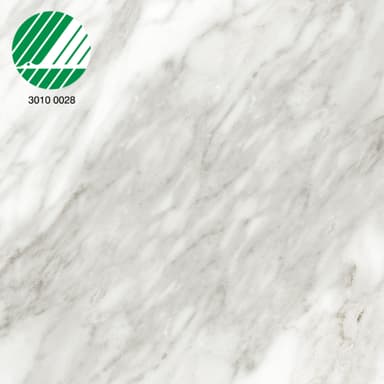 Epoq benkeplate i laminat 258x61 (hvit marmor)