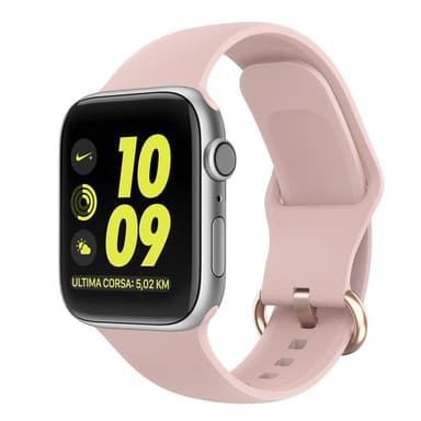 Apple Watch silikonarmbånd 38/40 - Beige rosa