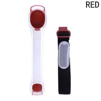 LED-lampe med stropp - håndfri - Rød