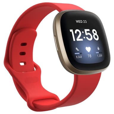 Sport armbånd till Fitbit Versa 3 - Rød