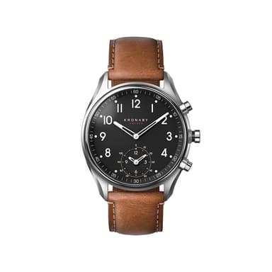 Kronaby Hybrid Smartklokke Apex 43mm Stål Sort skive