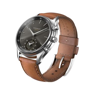Kronaby Hybrid Smartklokke Sekel 43mm Stål Sort skive