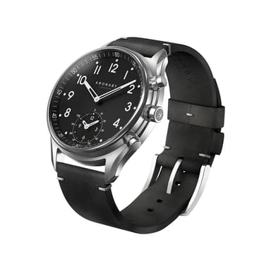Kronaby Hybrid Smartklokke Apex 43mm Stål Sort skive