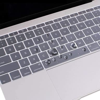 Tastaturdeksel til MacBook Pro 13""/ Retina 12"" silikon Gjennomsiktig