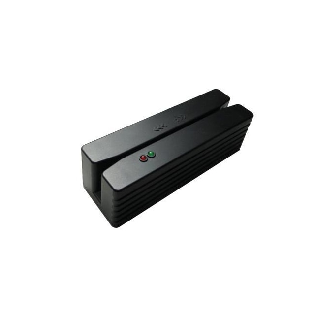 deltacoimp Compact magnetic card reader USB interface slot 1+2+3