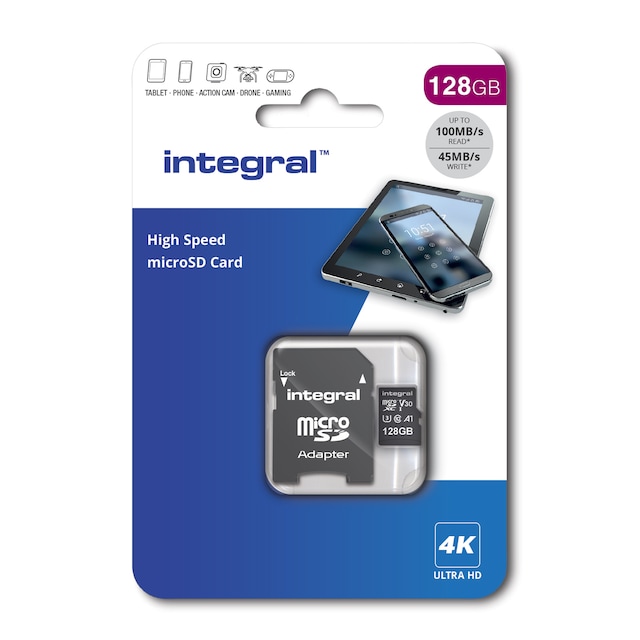 Integral 128GBV30 4K Micro SD card