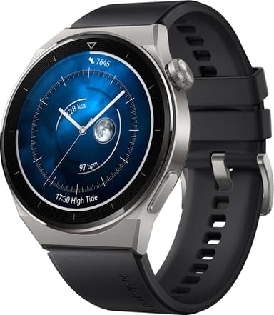 Huawei Watch GT3 Pro smartklokke 46 mm (silikon/sort)