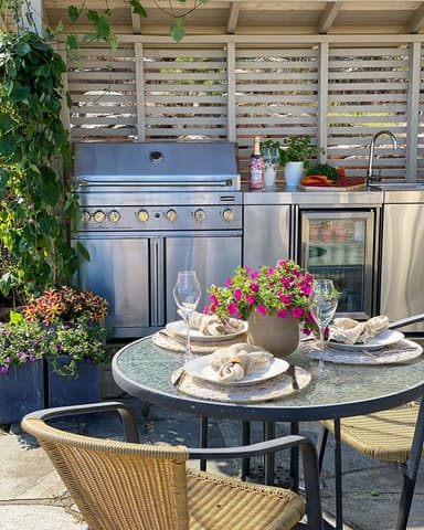 Myoutdoorkitchen - Frittstående gassgrill med 6 brennere og infravarme