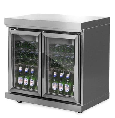 Myoutdoorkitchen - Modul kjøleskap med dobbeldører