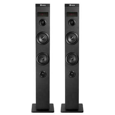 Towerspeaker Skycharm 50W BT / USB / OPTICAL fjernkontroll Svart