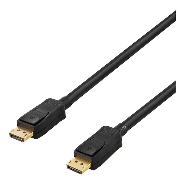 DELTACO DisplayPort monitor cable, 20-pin m - m, 20m, black