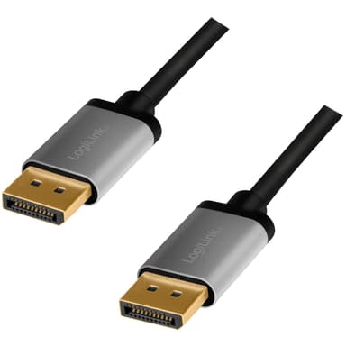 DisplayPort-kabel 4K / 60Hz Aluminium 1m