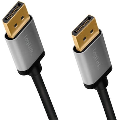 DisplayPort-kabel 4K / 60Hz Aluminium 1m