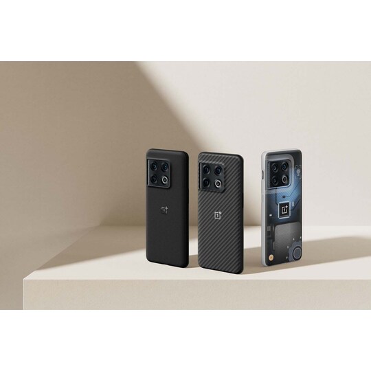 OnePlus 10 Pro 5G Sandstone mobildeksel (sort)
