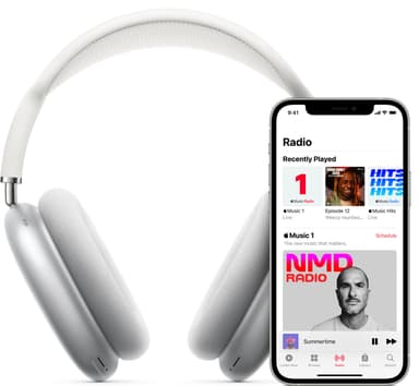 Apple AirPods Max trådløse around-ear hodetelefoner (stellargrå)