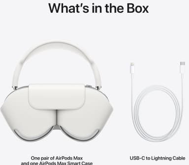 Apple AirPods Max trådløse around-ear hodetelefoner (sølv)